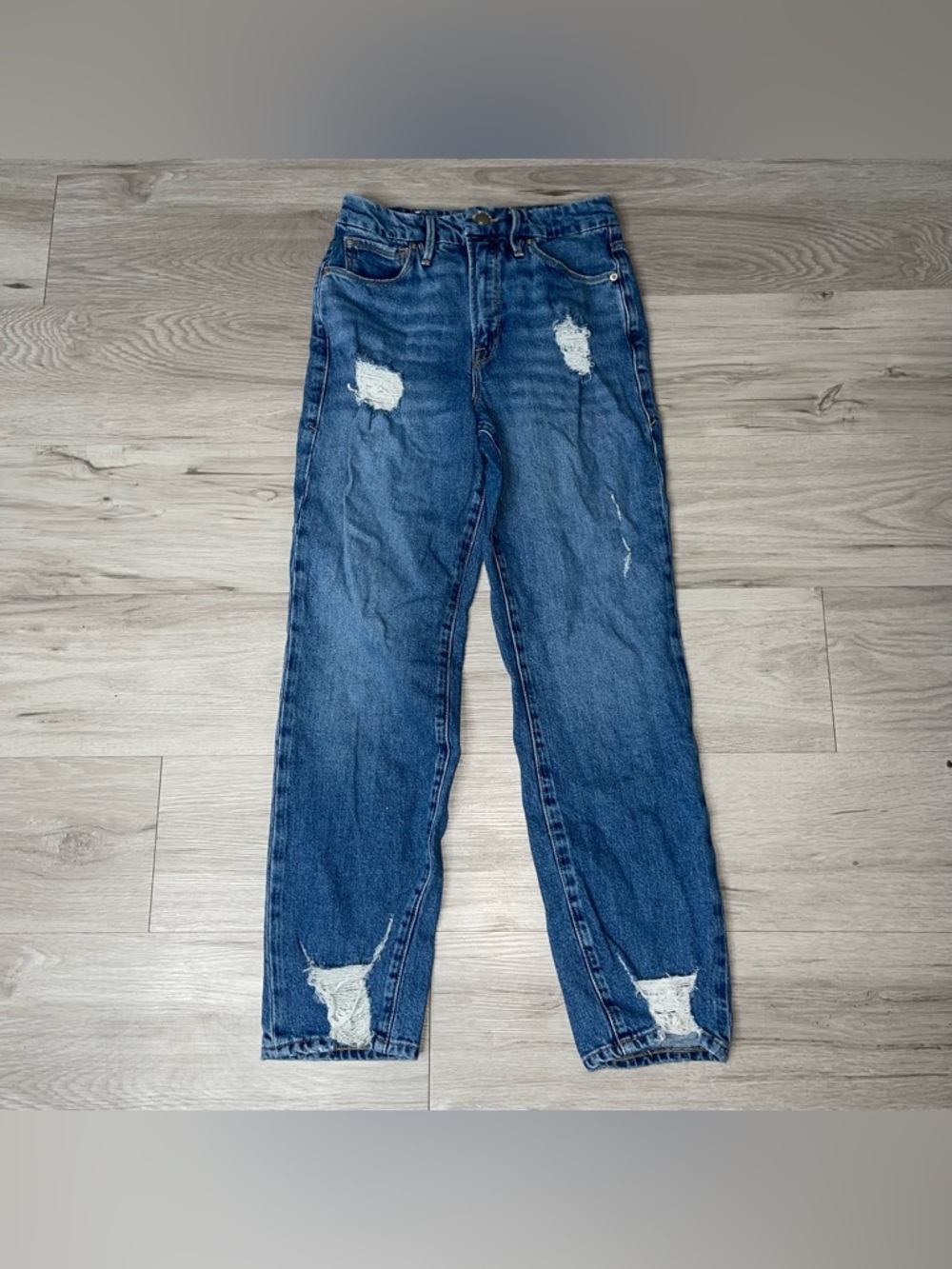 Good American Jeans 2/26 Straight Denim Casual Country Casual Western Cowgirl